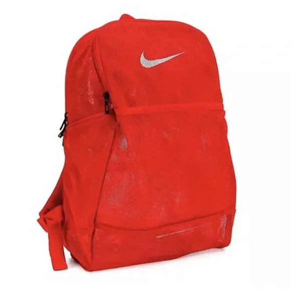 Nike Bags New Red Nike Mesh Backpack Poshmark